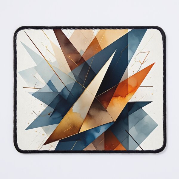 Item preview, Fractured Balance – Sharp Geometric Watercolor Abstraction designed and sold by Ink-Your-Soul.