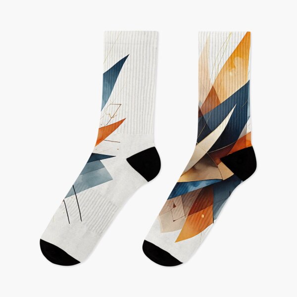 Item preview, Fractured Balance – Sharp Geometric Watercolor Abstraction designed and sold by Ink-Your-Soul.