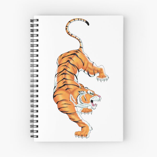 Item preview, Descending Tiger  designed and sold by Quiet Cut Art.