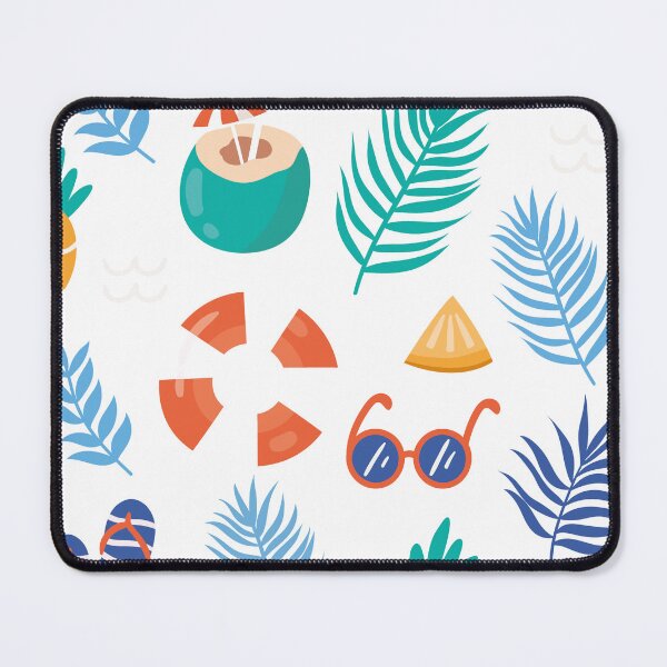 Item preview, Summer pineapple leaf pattern flat glasses designed and sold by Jamildesign.