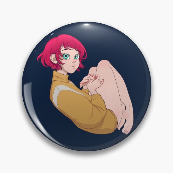 Item preview, Pink Hair, Green Eyes, Red Thread designed and sold by Ctoolooshka.