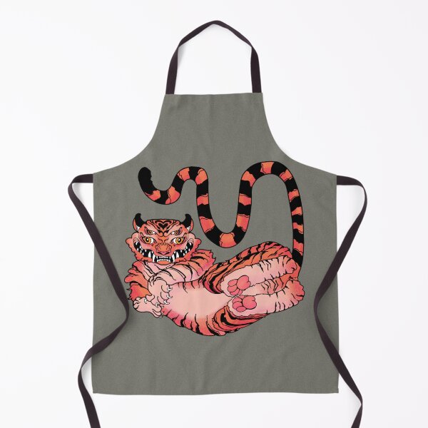 Item preview, Four-Eyed Demon Tiger Spirit designed and sold by Ctoolooshka.