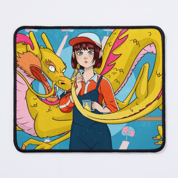 Item preview, A Girl and Her Lemonade Dragon designed and sold by Ctoolooshka.