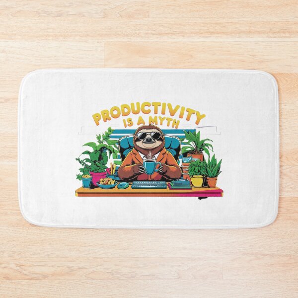 Item preview, Sloth Boss Says Productivity Is a Myth designed and sold by HappyPrintLab.