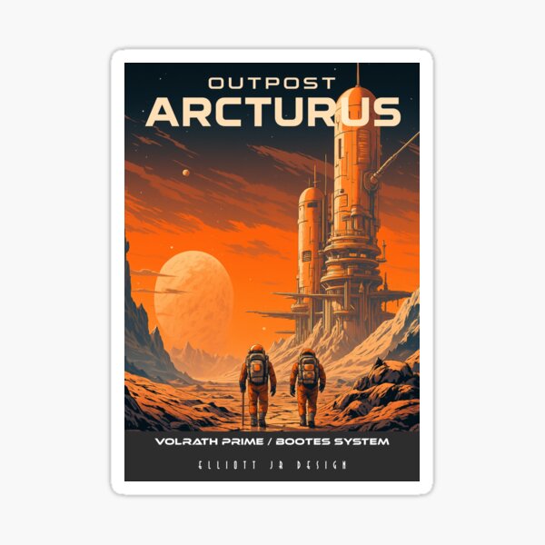 Item preview, OUTPOST ARCTURUS designed and sold by Elliott Jr Design.