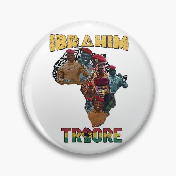 Item preview, Vintage Ibrahim Traore collage - Pan African leader designed and sold by Youngkev-arts.
