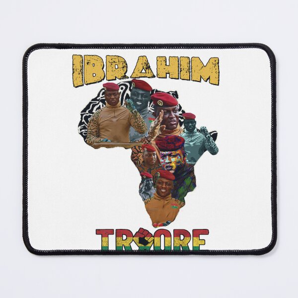 Item preview, Vintage Ibrahim Traore collage - Pan African leader designed and sold by Youngkev-arts.
