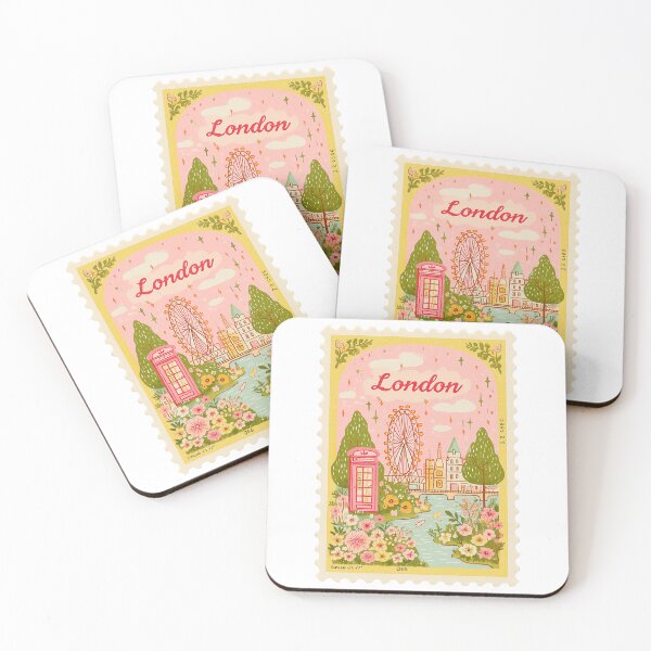 Item preview, Aesthetic London Postage Stamp designed and sold by Inspired Life Creative.