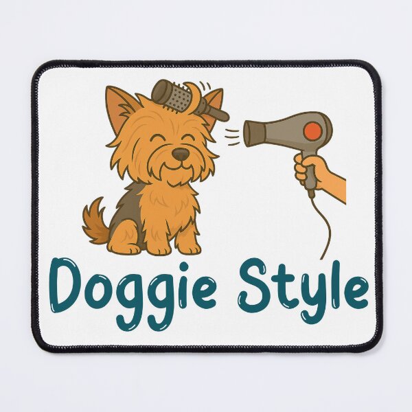 Item preview, Doggie Style Dog Groomer Yorkie designed and sold by Stuff You'll Love A Lot.