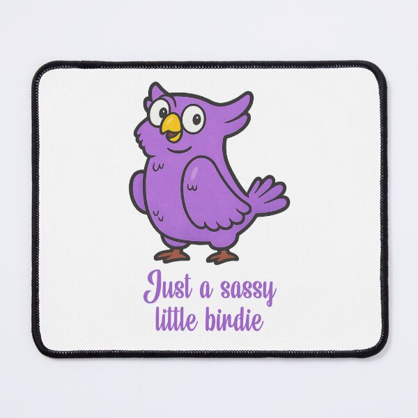Item preview, Just a Sassy Little Birdie - Cheeky Cartoon Bird Illustration designed and sold by CanSparkleArt.