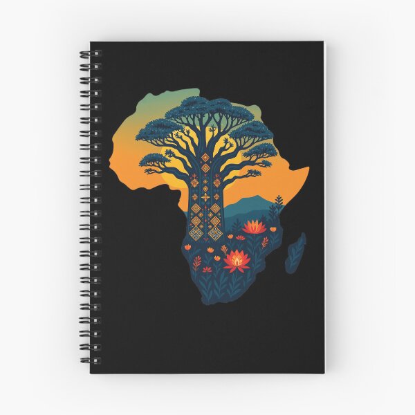 Item preview, Rooted in Africa Baobab Tree Tribal African Continent Art designed and sold by d247.