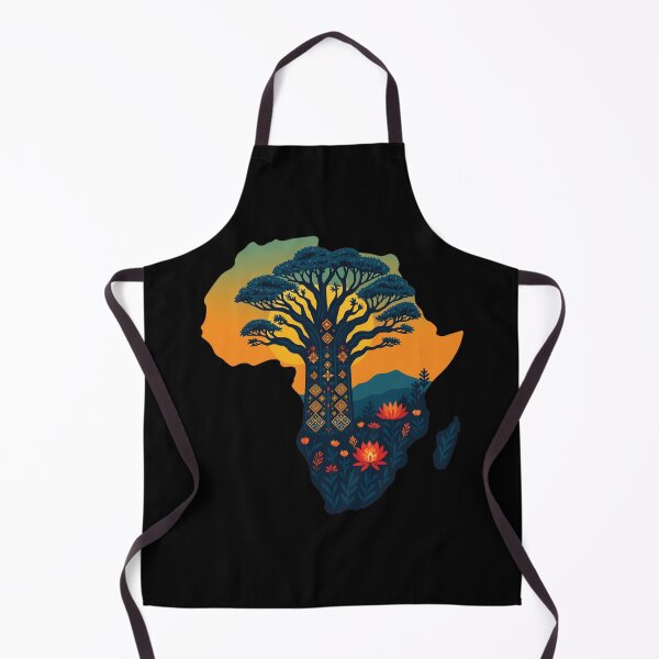 Item preview, Rooted in Africa Baobab Tree Tribal African Continent Art designed and sold by d247.