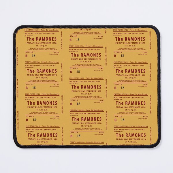 Item preview, Ramones Ticket 1978 designed and sold by ASKEW GRAPHICS.