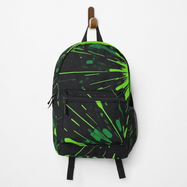 Item preview, Vibrant Green Explosion Art - Dynamic Splash Abstract Design designed and sold by AkiruAiStudio.