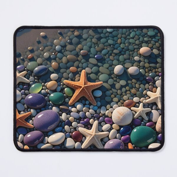 Item preview, Seaside Star Treasure - Sticker With Сyber-Marine Vibe designed and sold by Felia001.