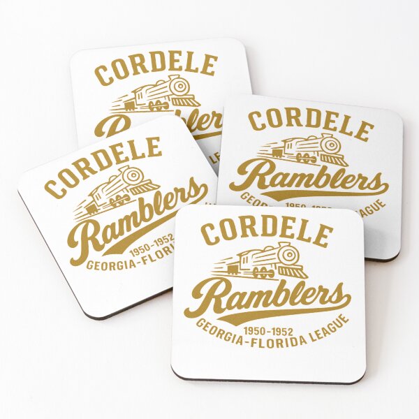 Item preview, Cordele Ramblers Vintage Baseball Logo – Georgia-Florida League (1950–1952) designed and sold by BackstopAndCo.