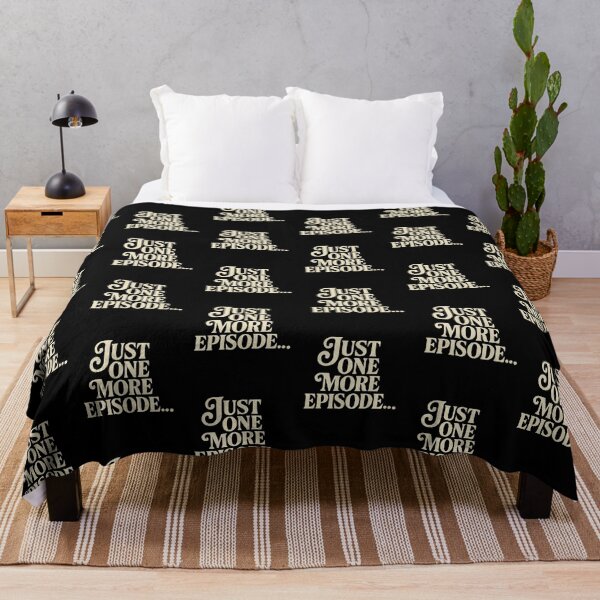 Item preview, Just One More Episode – Retro Binge-Watching Quote Design designed and sold by Design_Your_Day.