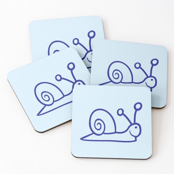 Item preview, Happy Snail Cute Smile Friendly Move Slow Funny designed and sold by shirt-o-mat.