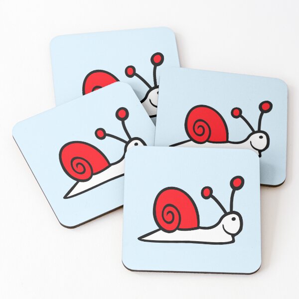 Item preview, Happy Snail Cute Smile Friendly Move Slow Funny designed and sold by shirt-o-mat.