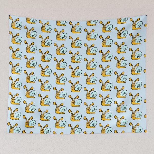Item preview, Happy Snail Cute Smile Friendly Move Slow Funny designed and sold by shirt-o-mat.