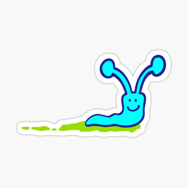 Item preview, Happy Snail Cute Smile Friendly Slime Trail Funny designed and sold by shirt-o-mat.