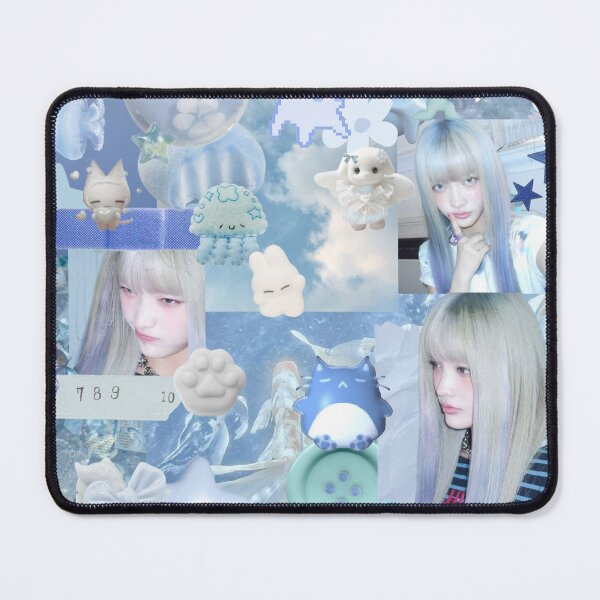 Item preview, iroha illit ocean blue dreamcore collage designed and sold by aeiia.
