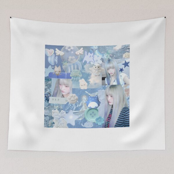 Item preview, iroha illit ocean blue dreamcore collage designed and sold by aeiia.