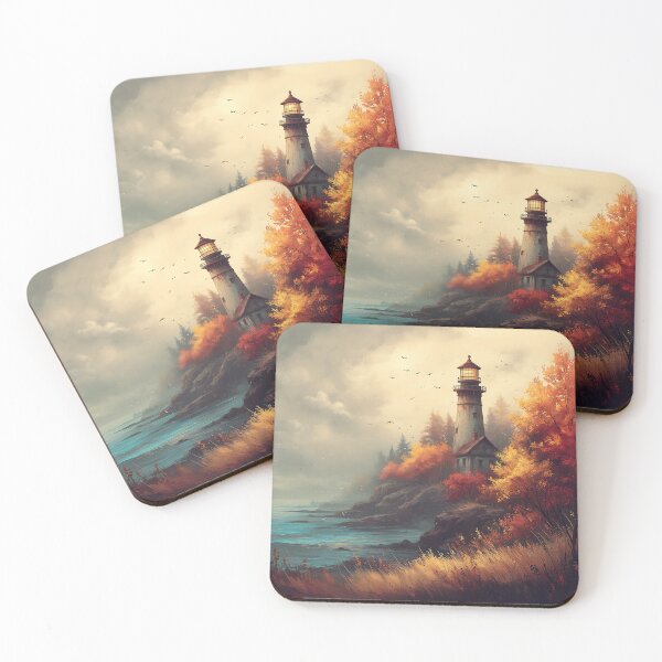 Item preview, Autumn Glory Lighthouse designed and sold by Boddicca.