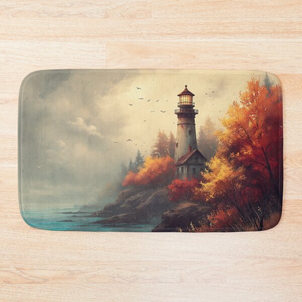 Item preview, Autumn Glory Lighthouse designed and sold by Boddicca.