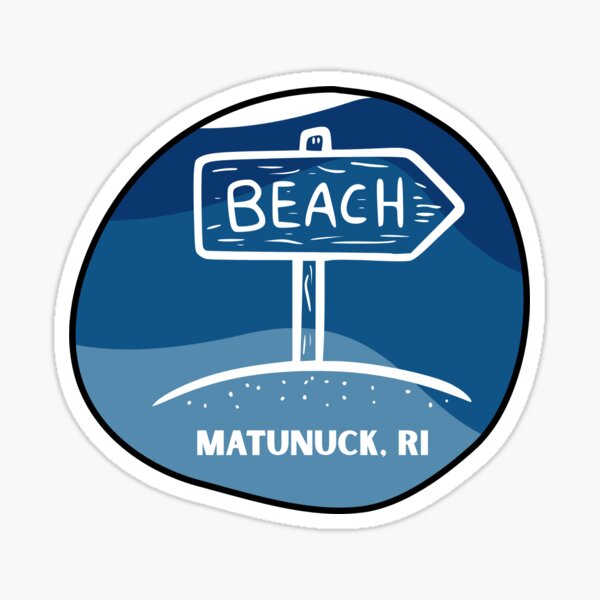 Item preview, Par ici pour la plage de Matunuck designed and sold by pattyinbloom.