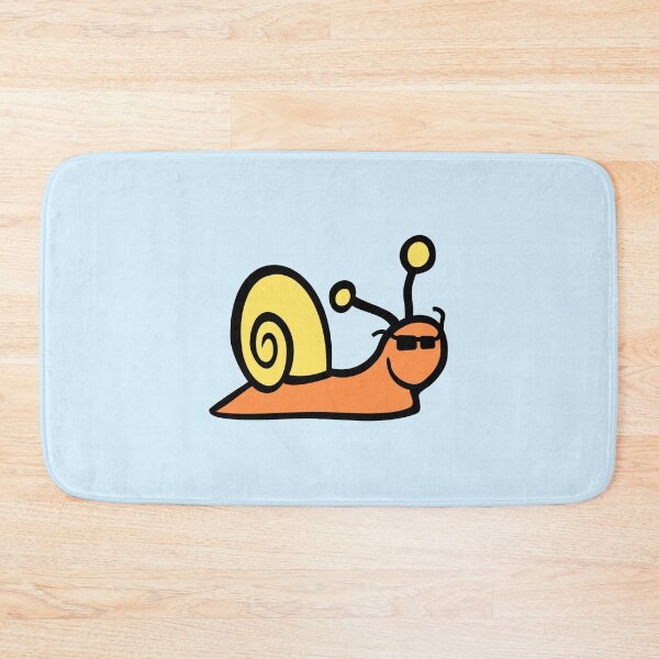 Item preview, Happy Snail Sunglasses Cool Smile Funny Comic designed and sold by shirt-o-mat.