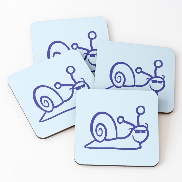 Item preview, Happy Snail Sunglasses Cool Smile Funny Comic designed and sold by shirt-o-mat.