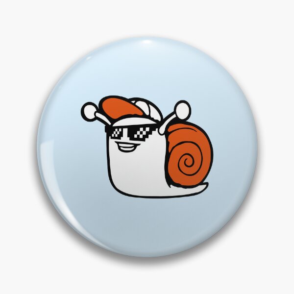 Item preview, Snail Pixel Sunglasses Cool Smile Funny Cap designed and sold by shirt-o-mat.