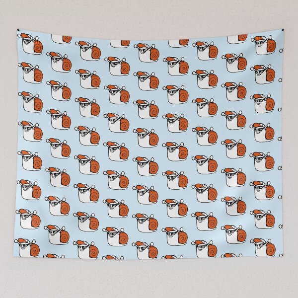 Item preview, Snail Pixel Sunglasses Cool Smile Funny Cap designed and sold by shirt-o-mat.