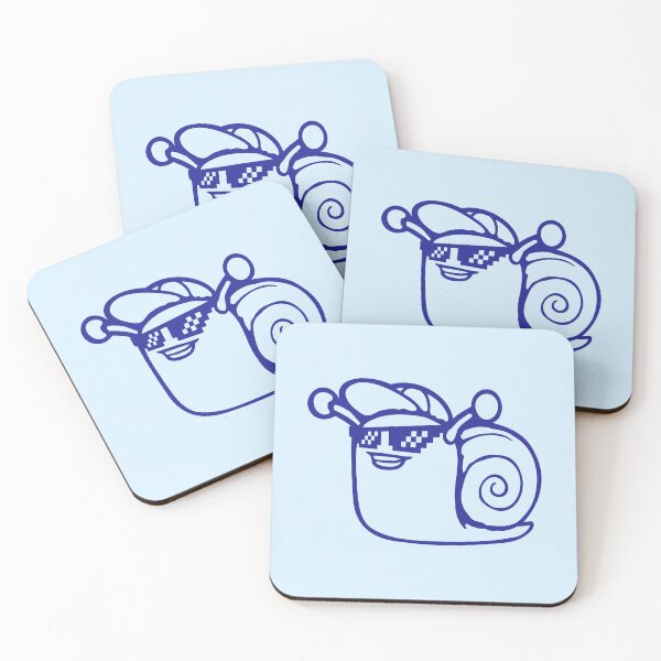 Item preview, Snail Pixel Sunglasses Cool Smile Funny Cap designed and sold by shirt-o-mat.