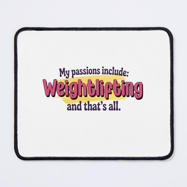 Item preview, Weightlifting is my passion - Funny Weightlifting Lover designed and sold by Watsonarts.