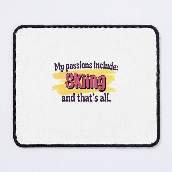 Item preview, Skiing is my passion - Funny Skiing Lover designed and sold by Watsonarts.