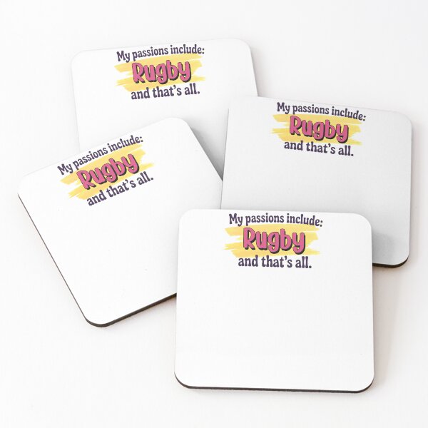 Item preview, Rugby is my passion - Funny Rugby Lover designed and sold by Watsonarts.
