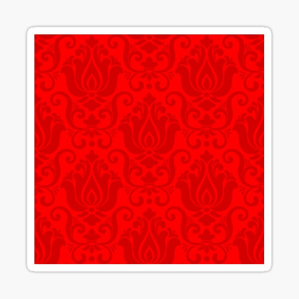 Item preview, viktorianischen damast antike rote tapete verziert designed and sold by Gossip Rag.