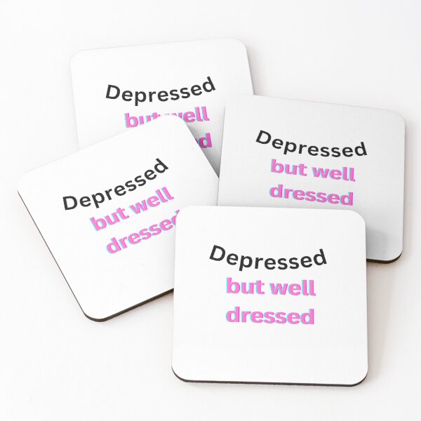 Item preview, Depressed but well dressed designed and sold by can_of_funk.