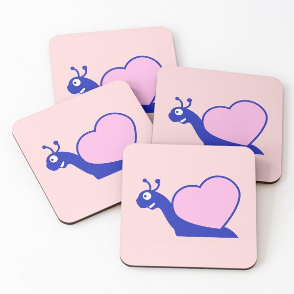 Item preview, Snail Heart Love Romantic Valentine's Day designed and sold by shirt-o-mat.