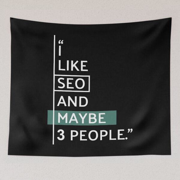Item preview, I Like SEO and Maybe 3 People designed and sold by MaryAller.