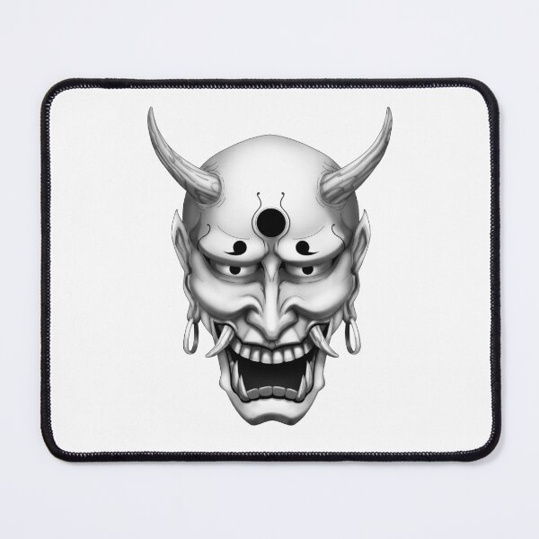Item preview, Hannya Oni Mask designed and sold by Quiet Cut Art.