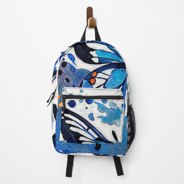 Item preview, Fauvist blue butterfly designed and sold by Helios Be. Lavsh.