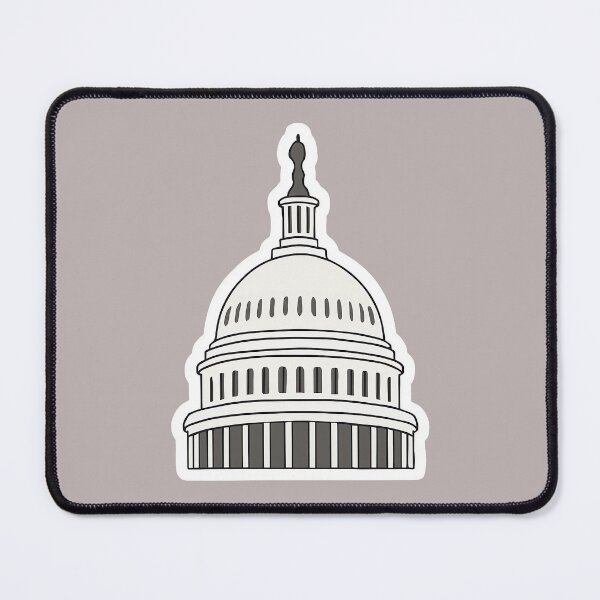 Item preview, U.S. Capitol Dome – Minimalist Washington D.C. Illustration designed and sold by ArtSpireWorks.