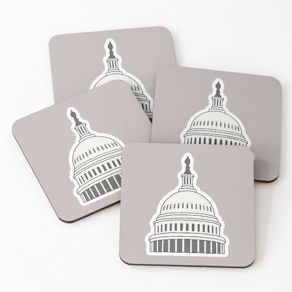 Item preview, U.S. Capitol Dome – Minimalist Washington D.C. Illustration designed and sold by ArtSpireWorks.