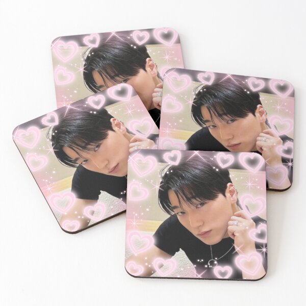 Item preview, Kpop ATEEZ San Pink Hearts designed and sold by StarBunnyDesign.