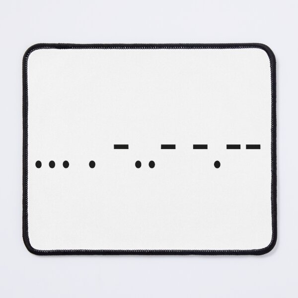 Item preview, SEXY in Morse Code – Minimalist Tech Signal Design designed and sold by RedTapeThreads.