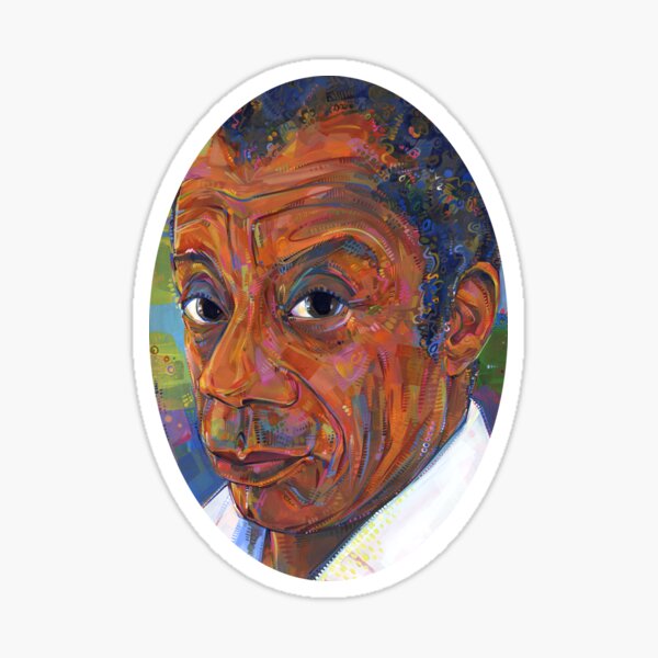 Item preview, James Baldwin designed and sold by Gwenn Seemel.