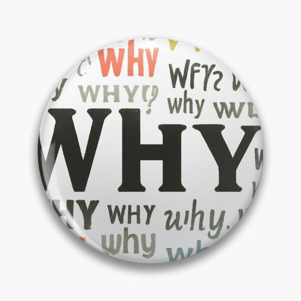 Item preview, WHY? | Emotional Typography Art Print & Apparel designed and sold by Studio Reverie.